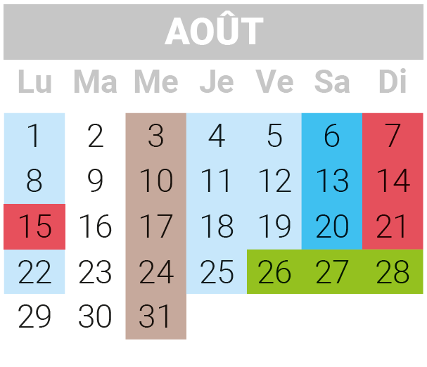 aout2022 Calendrier La Luce 2022 aout