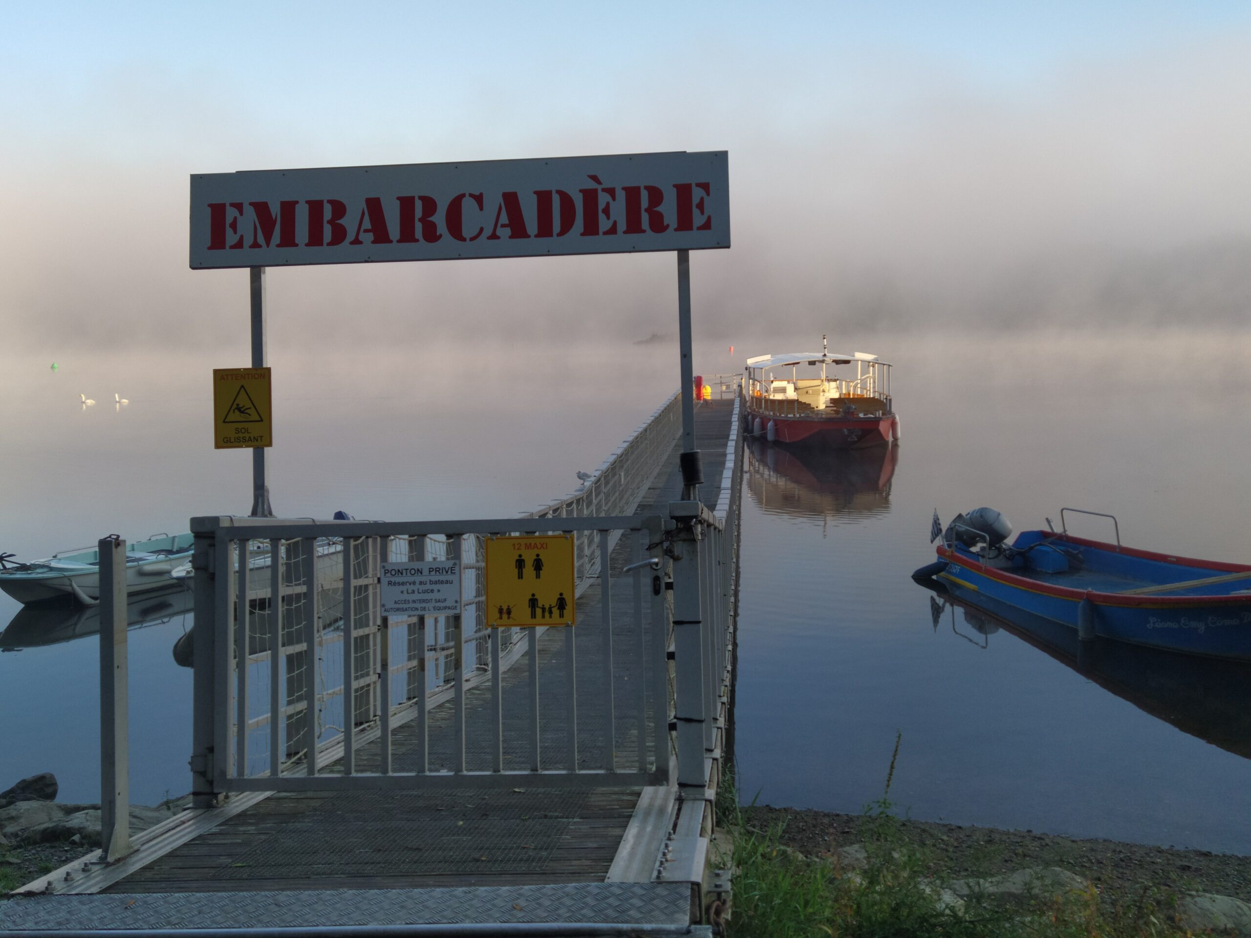 embarcadère brume